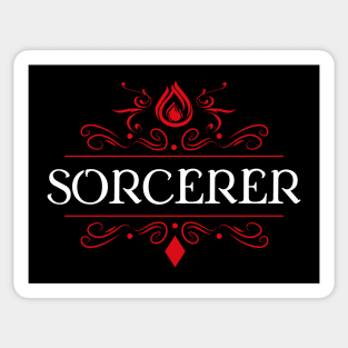 Sorcerer Game Night Uniform Tabletop RPG Character Classes Series Sticker